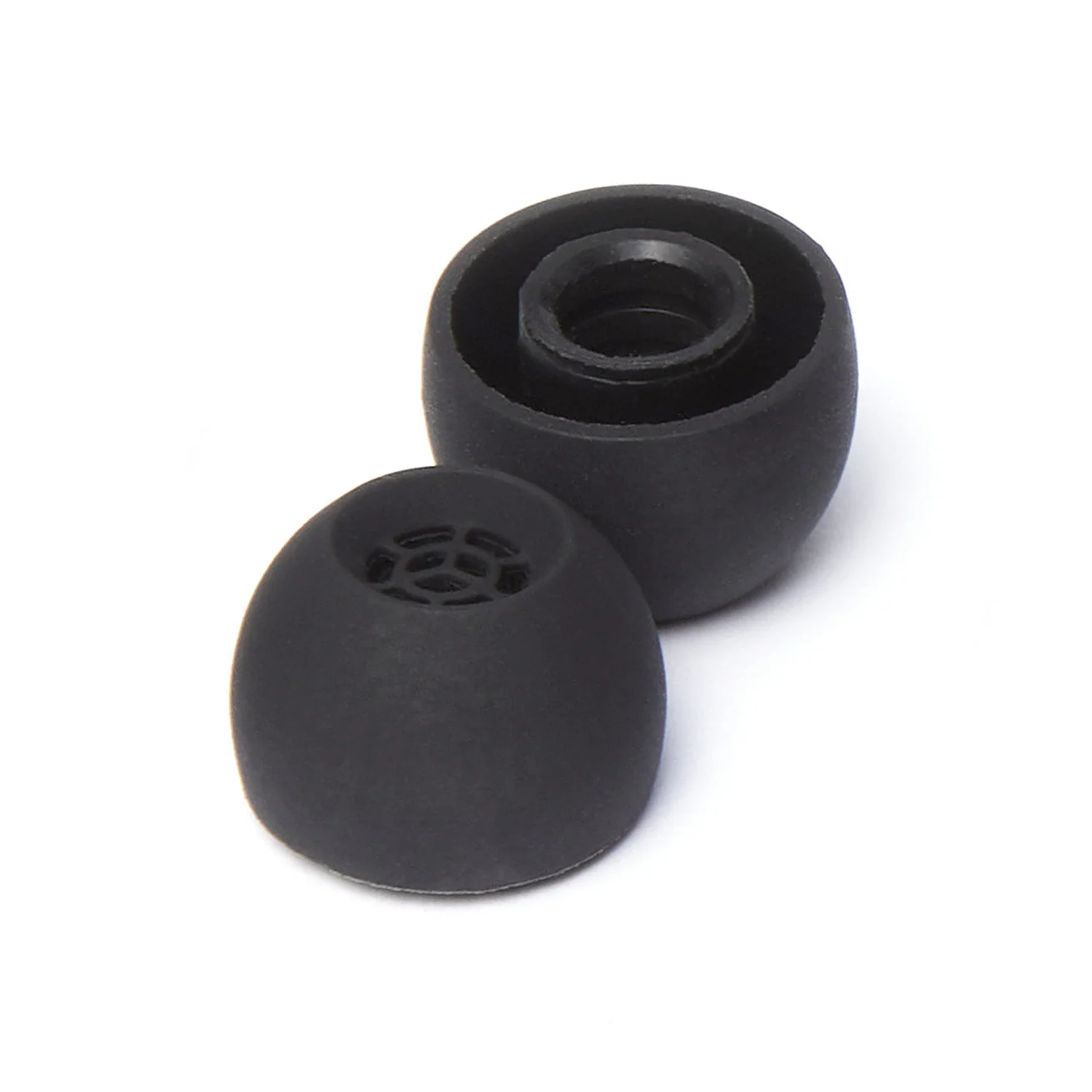 Eartip for IE 200, 300, 600, 900 Silicone (Black) (3 Pairs) - Image 2