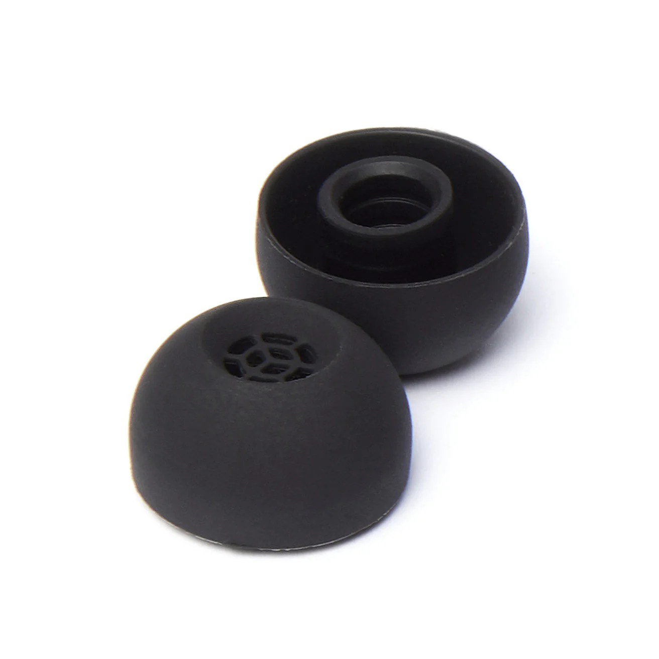 Eartip for IE 200, 300, 600, 900 Silicone (Black) (3 Pairs) - Image 3